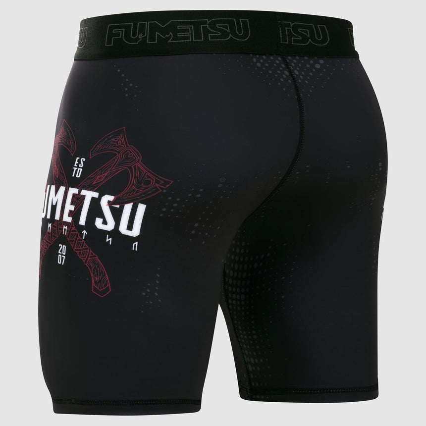 Fumetsu Berserker Vale Tudo shorts Black/Red    at Bytomic Trade and Wholesale