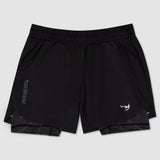 Fumetsu Icon Dual Layer Training Shorts Black    at Bytomic Trade and Wholesale