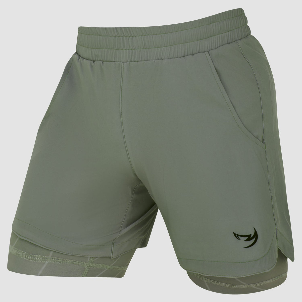 Fumetsu Icon Dual Layer Training Shorts Sand    at Bytomic Trade and Wholesale