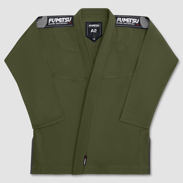 Khaki Fumetsu Shield MK2 Kids BJJ Gi    at Bytomic Trade and Wholesale