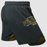 Grey Fumetsu Varsity Dual Layer Fight Shorts    at Bytomic Trade and Wholesale