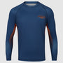 Navy Fumetsu Varsity Long Sleeve Rash Guard