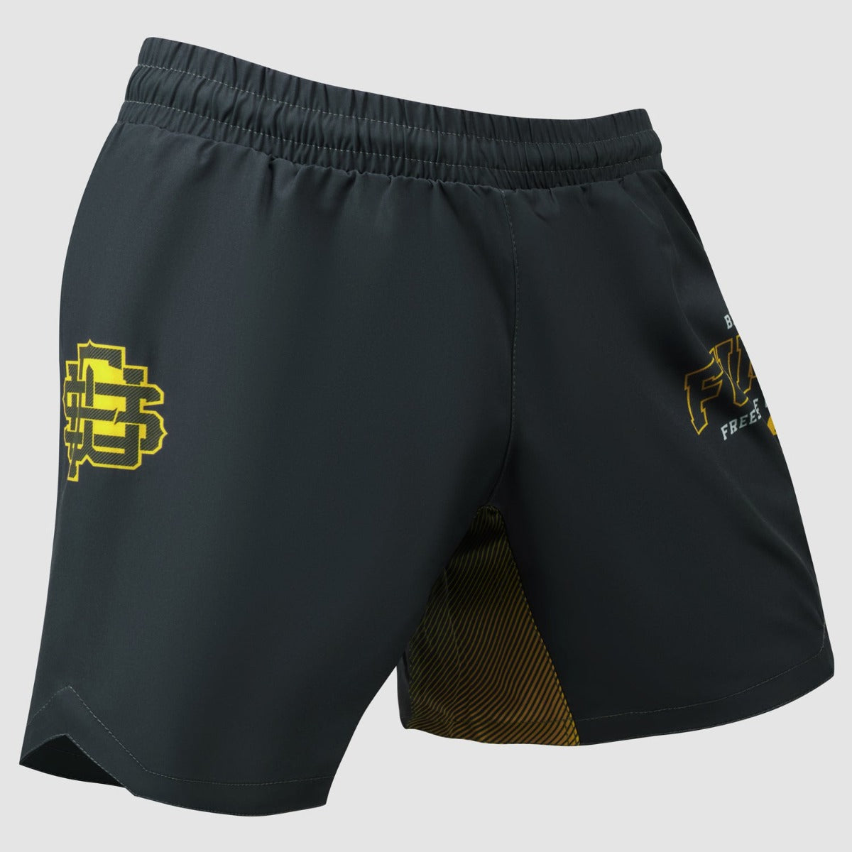 Grey Fumetsu Varsity V-Lite Fight Shorts    at Bytomic Trade and Wholesale