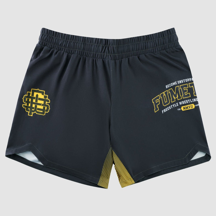 Grey Fumetsu Varsity V-Lite Fight Shorts    at Bytomic Trade and Wholesale