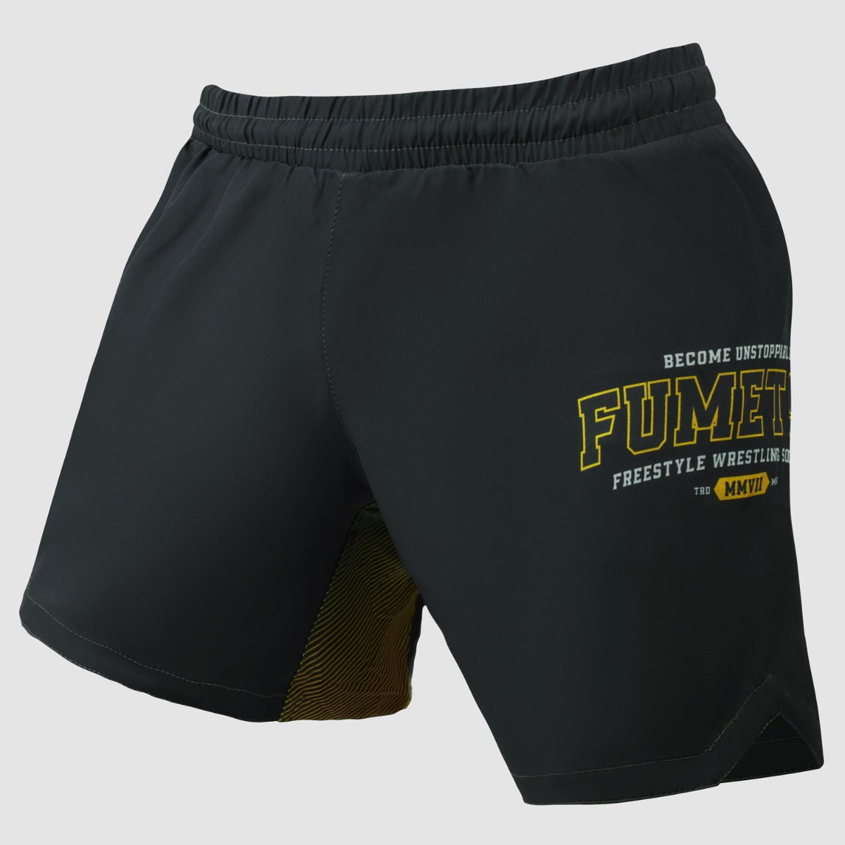 Grey Fumetsu Varsity V-Lite Fight Shorts    at Bytomic Trade and Wholesale