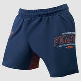 Navy Fumetsu Varsity V-Lite Fight Shorts    at Bytomic Trade and Wholesale