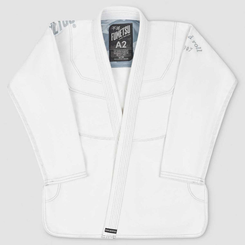 White Fumetsu Waves BJJ Gi    at Bytomic Trade and Wholesale