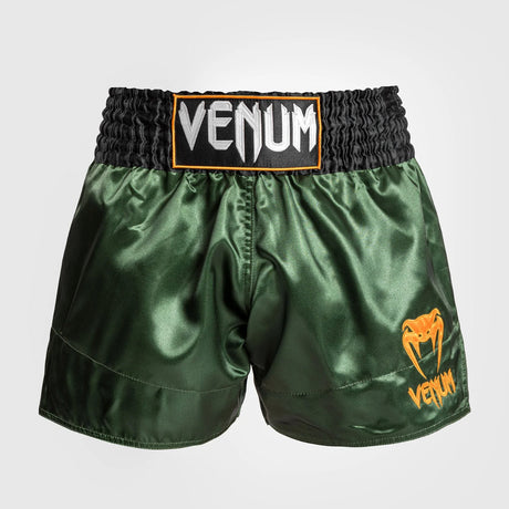 Venum Classic Muay Thai Shorts Green/Black/Gold    at Bytomic Trade and Wholesale