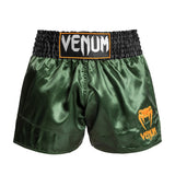 Venum Classic Muay Thai Shorts Green/Black/Gold    at Bytomic Trade and Wholesale