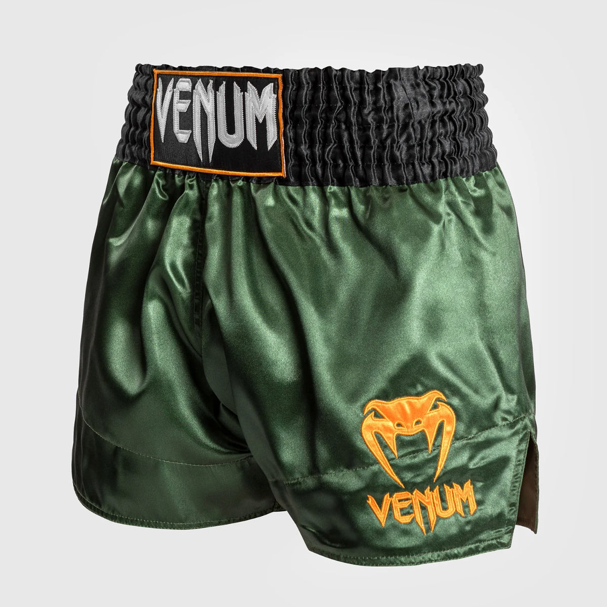 Venum Classic Muay Thai Shorts Green/Black/Gold    at Bytomic Trade and Wholesale