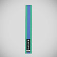 Green/Blue Bytomic Coloured Stripe Martial Arts Belt    at Bytomic Trade and Wholesale