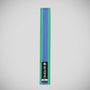 Green/Blue Bytomic 100% Cotton Coloured Stripe Martial Arts Belt