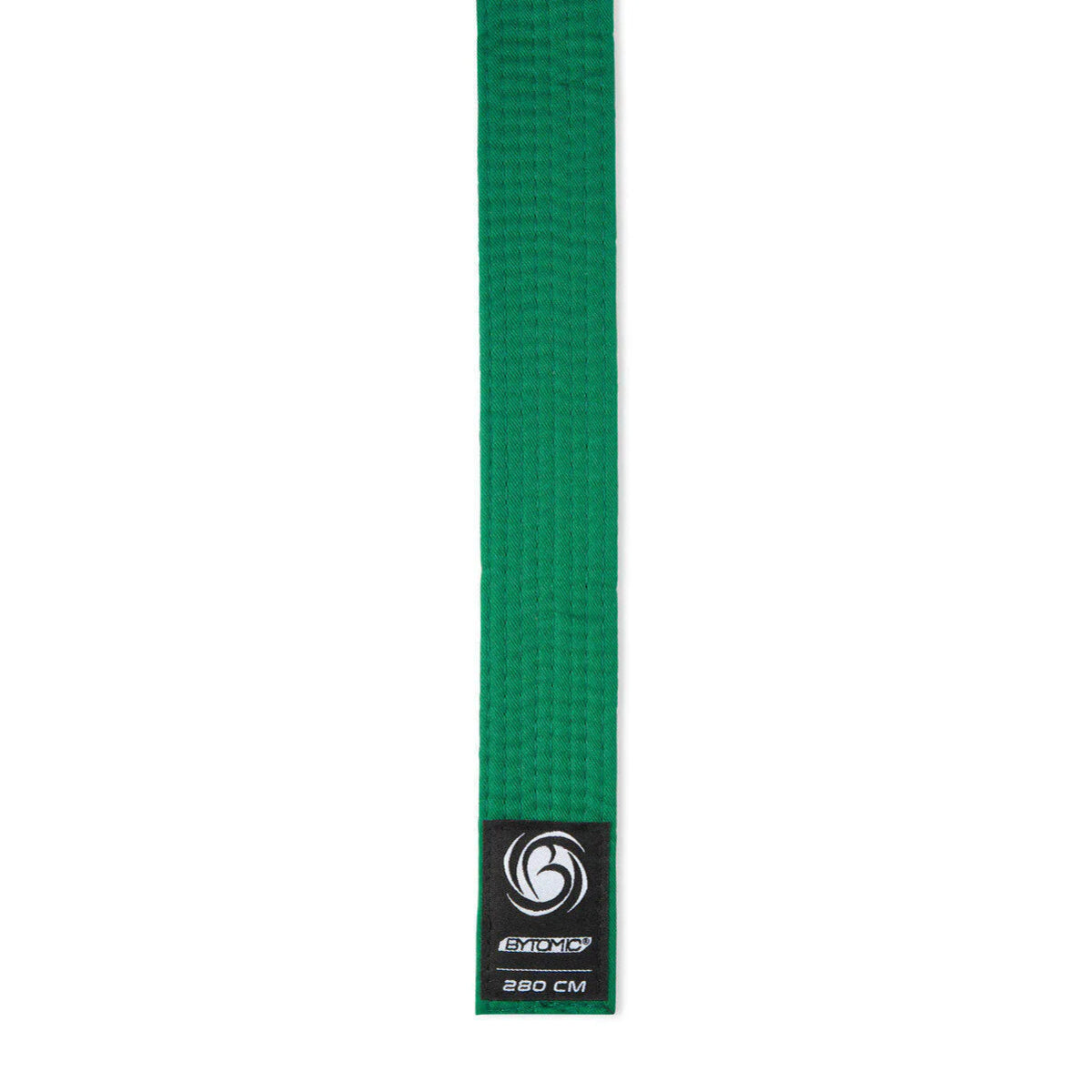 Green Bytomic Plain Polycotton Martial Arts Belt Pack of 10    at Bytomic Trade and Wholesale