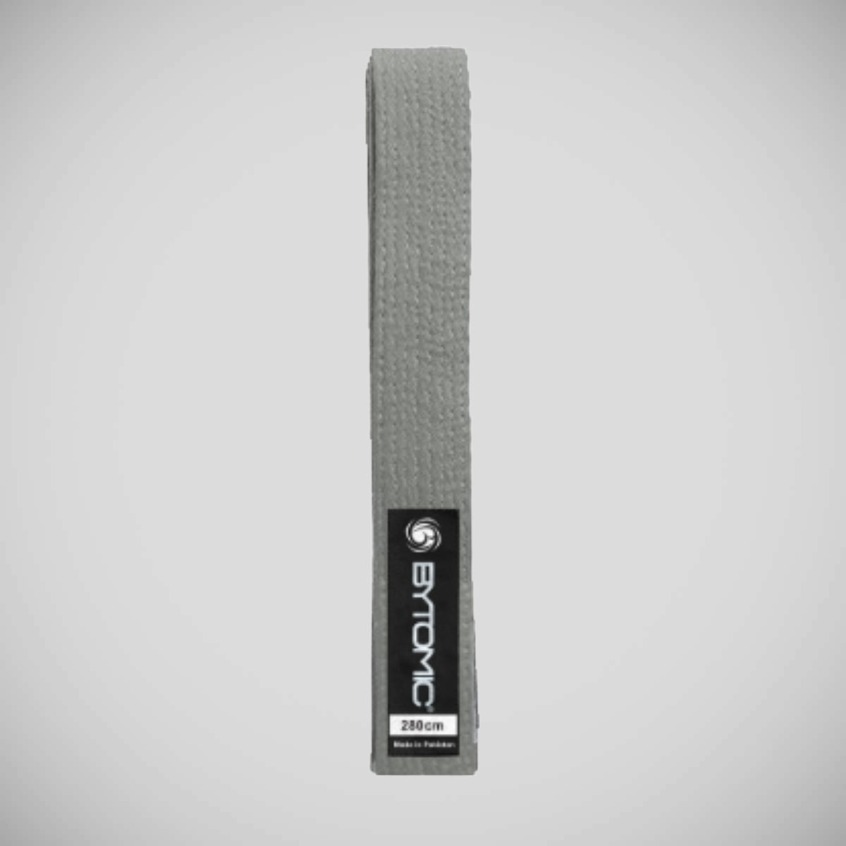 Grey Bytomic Solid Colour Martial Arts Belt    at Bytomic Trade and Wholesale