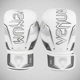 Grey/White Venum Elite Evo Boxing Gloves    at Bytomic Trade and Wholesale