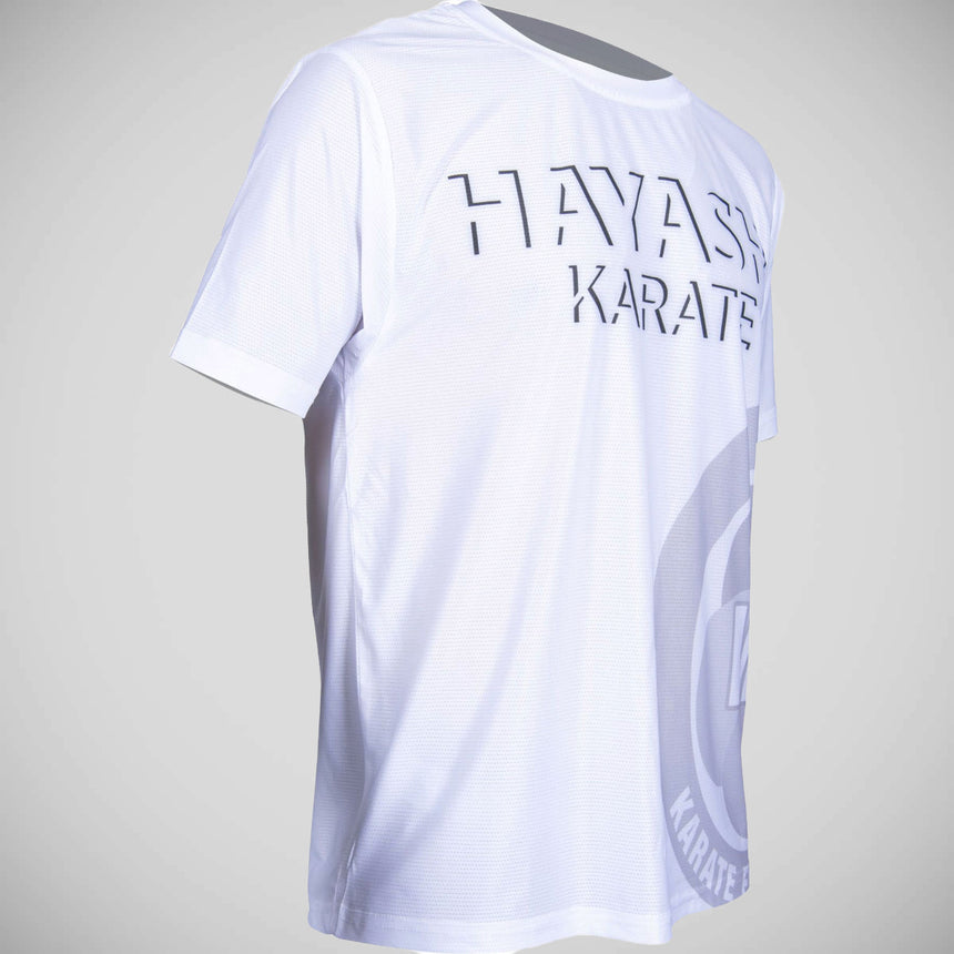 White Hayashi WKF Shade T-Shirt    at Bytomic Trade and Wholesale