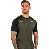 Khaki/Bronze Venum UFC Adrenaline Authentic Fight Week Dry Tech T-Shirt    at Bytomic Trade and Wholesale