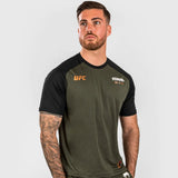 Khaki/Bronze Venum UFC Adrenaline Authentic Fight Week Dry Tech T-Shirt    at Bytomic Trade and Wholesale