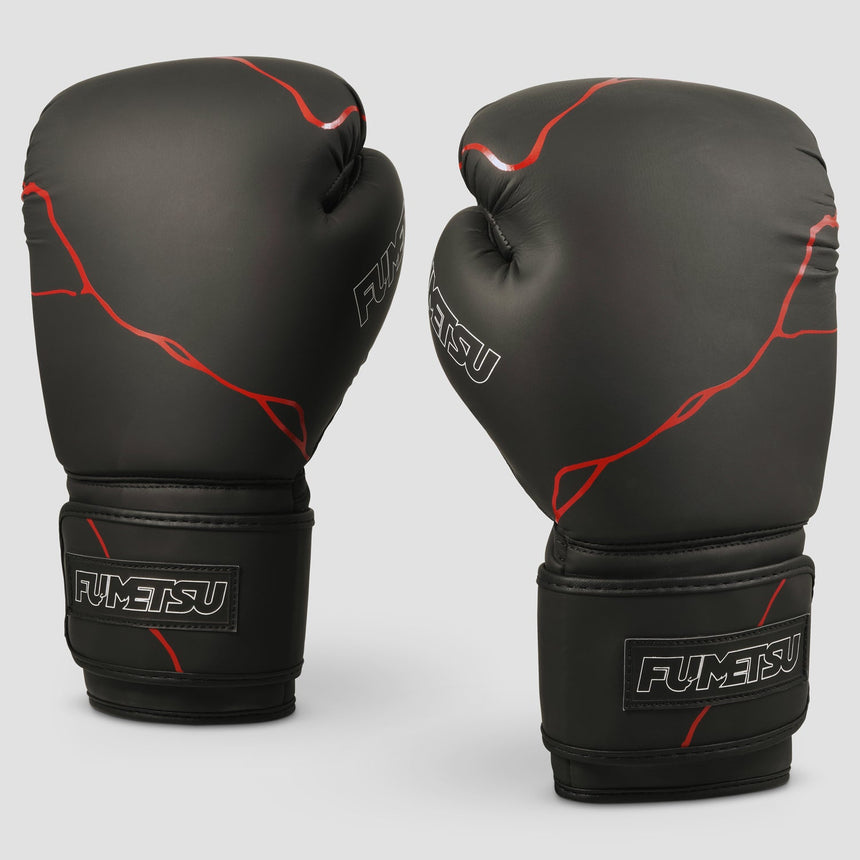 Black/Red Fumetsu Kintsugi Boxing Gloves    at Bytomic Trade and Wholesale