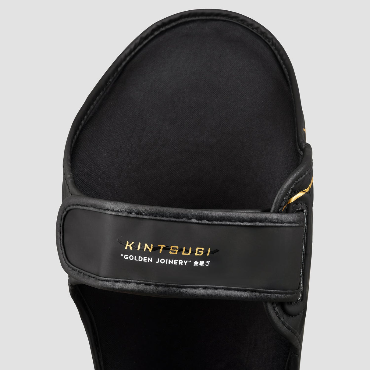 Black/Gold Fumetsu Kintsugi Shin/Instep Guards    at Bytomic Trade and Wholesale