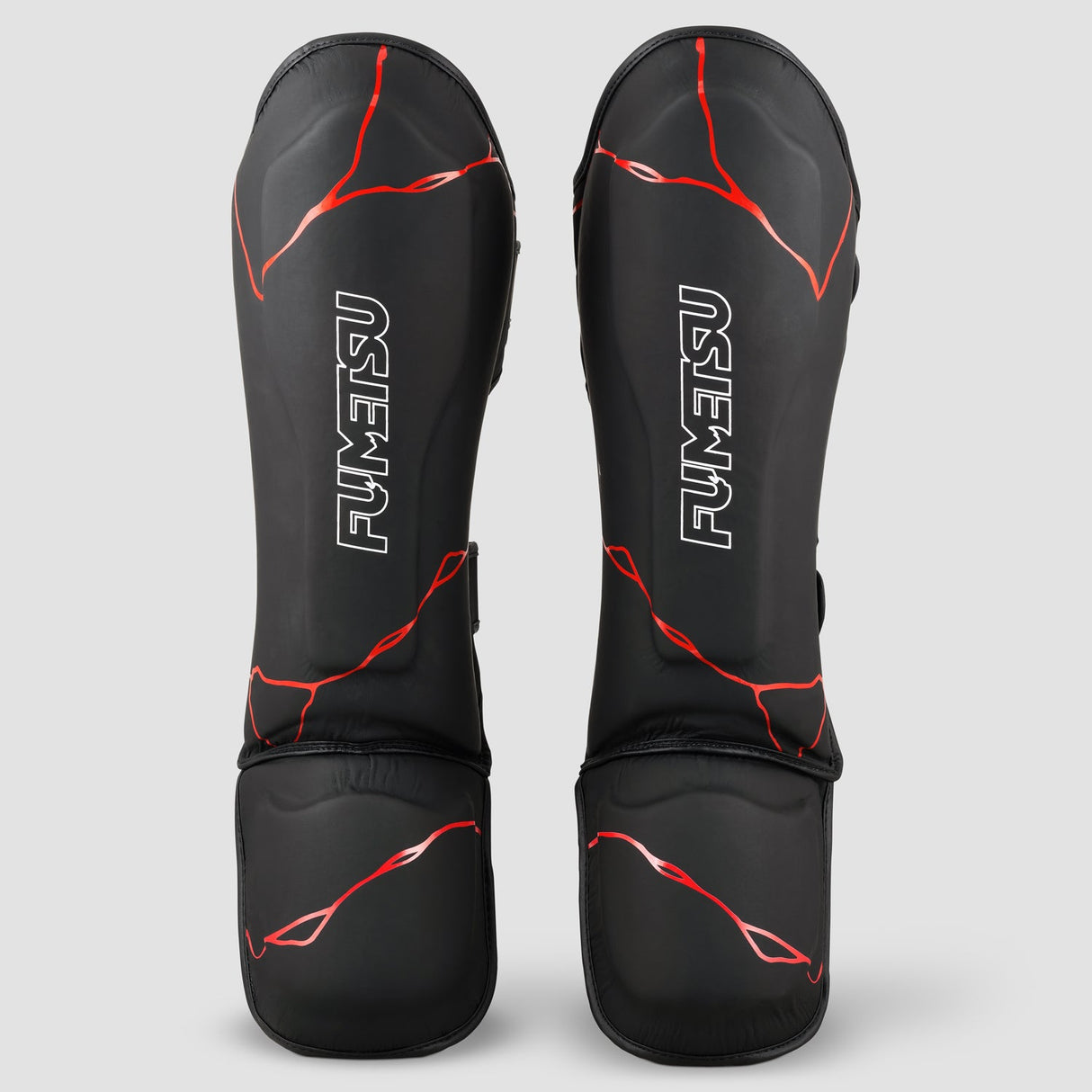 Black/Red Fumetsu Kintsugi Shin/Instep Guards    at Bytomic Trade and Wholesale