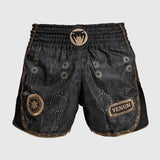 Black/Brown Venum Santa Muerte Dark Side Muay Thai Shorts    at Bytomic Trade and Wholesale