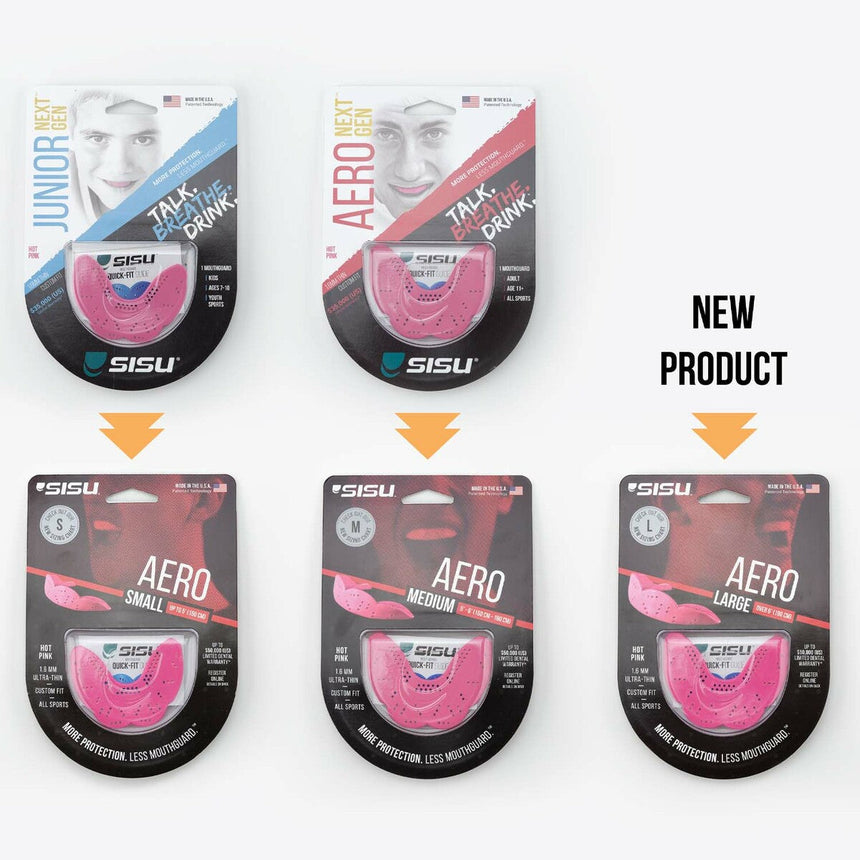 Mighty Maroon SISU Aero 1.6 NextGen Mouth Guard    at Bytomic Trade and Wholesale