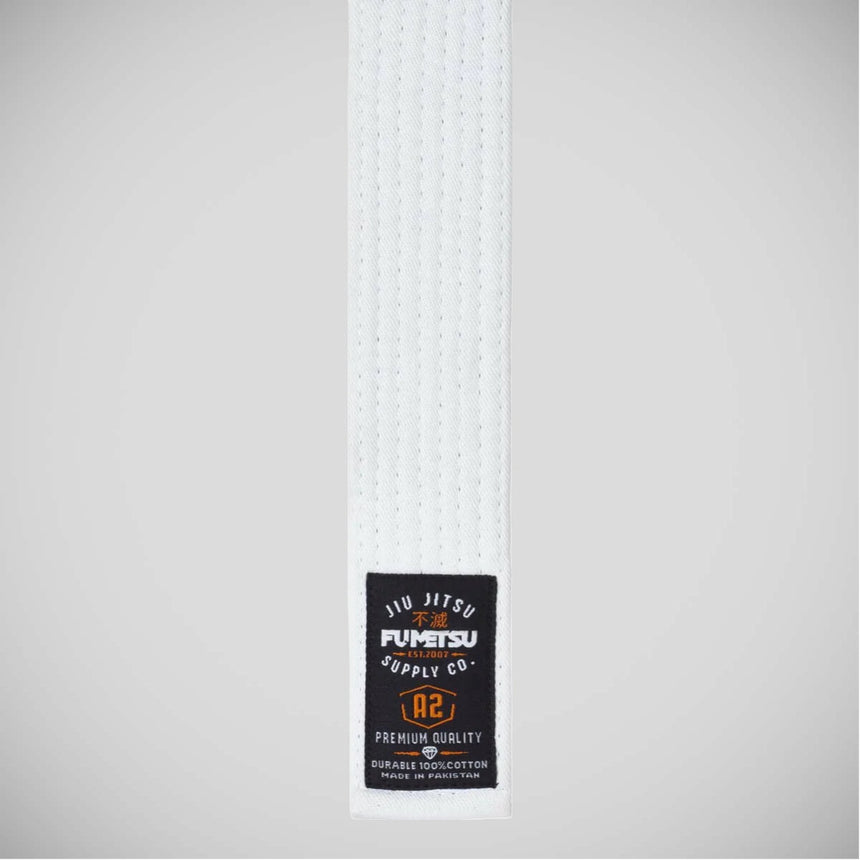 White Fumetsu V2 Adult BJJ Belt    at Bytomic Trade and Wholesale