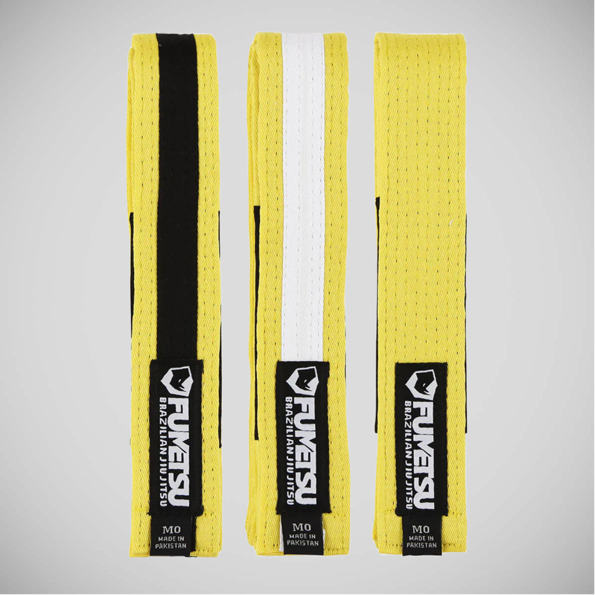 Yellow/Black Fumetsu Kids BJJ Belt    at Bytomic Trade and Wholesale