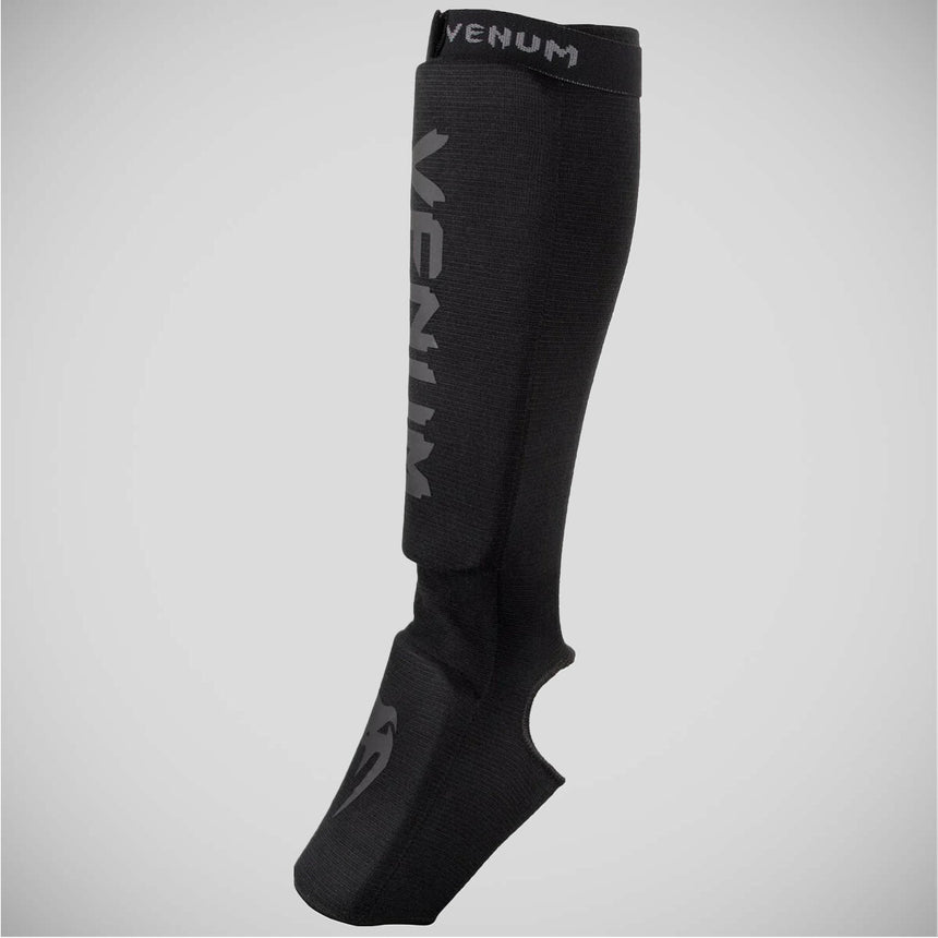 Black/Black Venum Kontact Shin Instep Guards    at Bytomic Trade and Wholesale