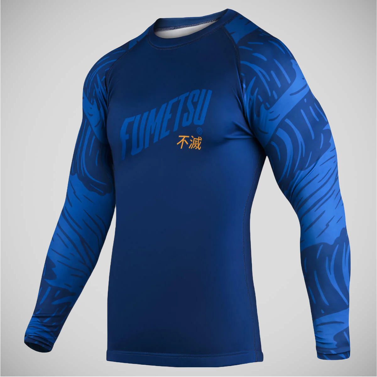 Blue Fumetsu Waves MK2 Long Sleeve Rash Guard    at Bytomic Trade and Wholesale