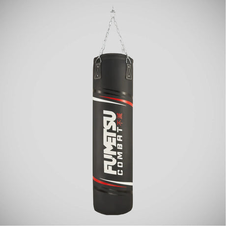Black/White/Red Fumetsu Charge 4ft Punch Bag    at Bytomic Trade and Wholesale