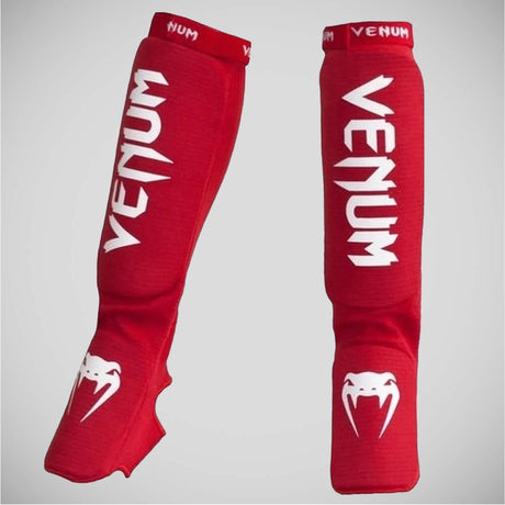 Red Venum Kontact Shin Instep Guards    at Bytomic Trade and Wholesale