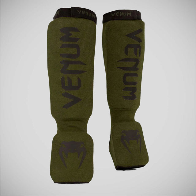 Khaki/Black Venum Kontact Shin Instep Guards    at Bytomic Trade and Wholesale