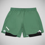 Khaki/Black Fumetsu Dual Layer Fight Shorts    at Bytomic Trade and Wholesale