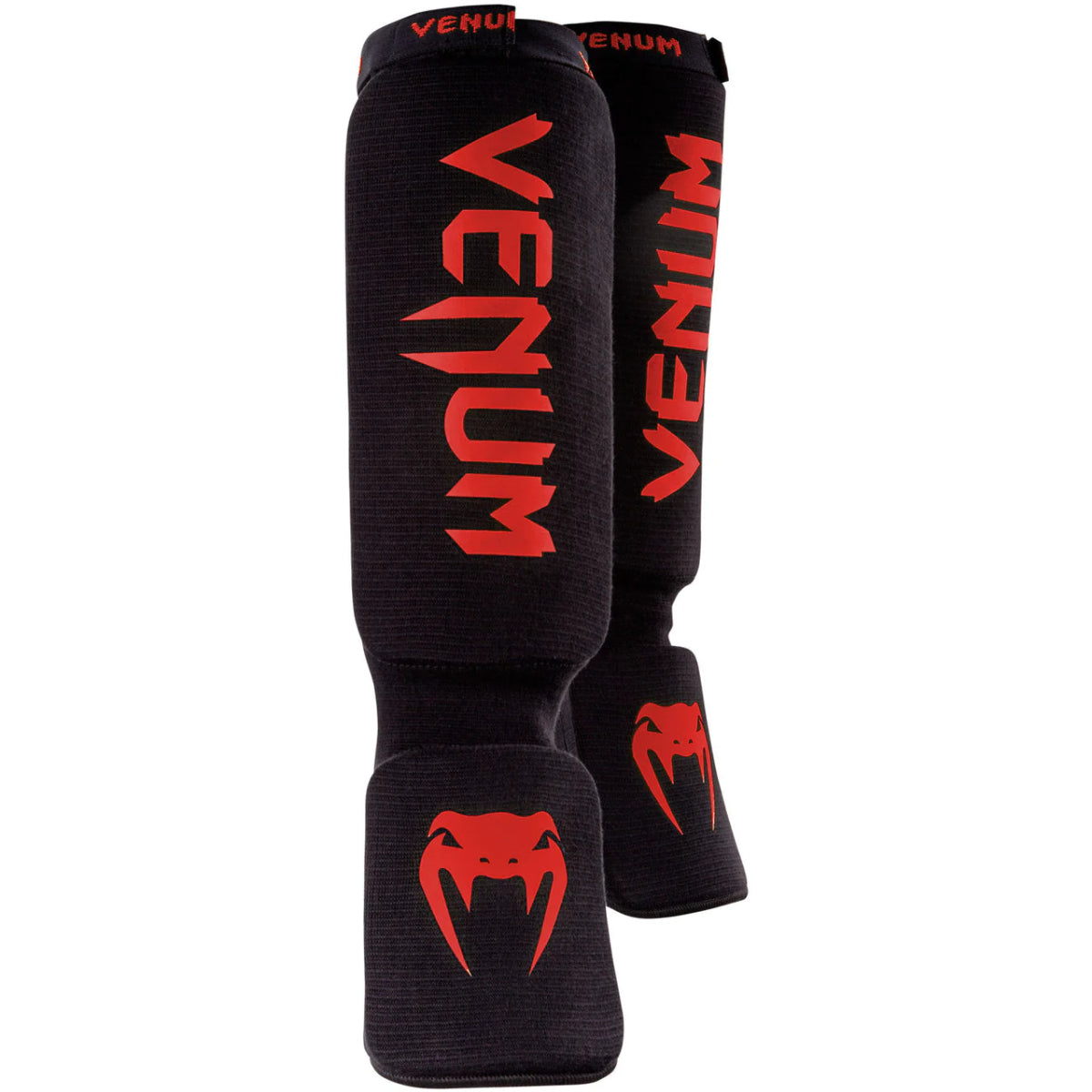 Black/Red Venum Kontact Shin Instep Guards OLD    at Bytomic Trade and Wholesale