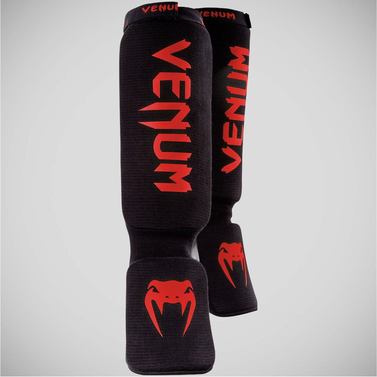 Black/Red Venum Kontact Shin Instep Guards OLD    at Bytomic Trade and Wholesale