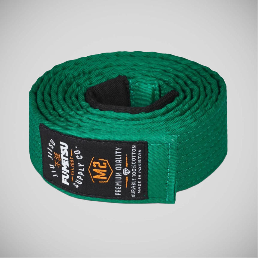 Green Fumetsu V2 Kids BJJ Belt    at Bytomic Trade and Wholesale