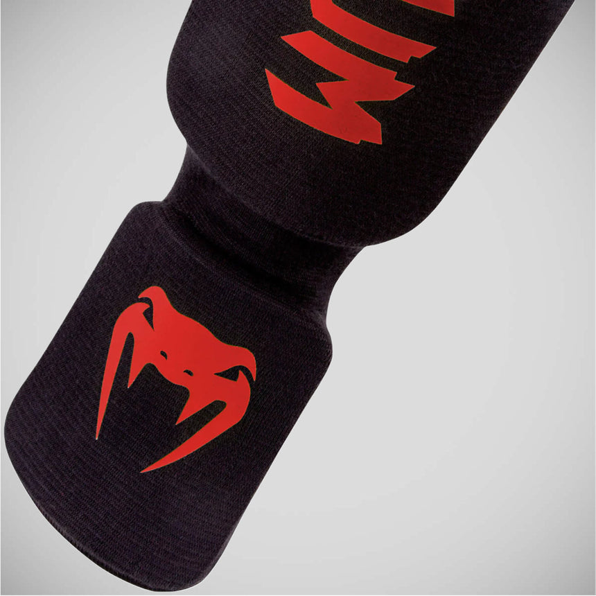 Black/Red Venum Kontact Shin Instep Guards    at Bytomic Trade and Wholesale