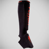 Black/Red Venum Kontact Shin Instep Guards OLD    at Bytomic Trade and Wholesale