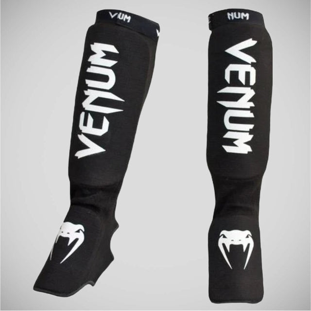 Black/White Venum Kontact Shin Instep Guards    at Bytomic Trade and Wholesale