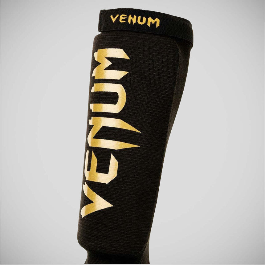 Black/Gold Venum Kontact Shin Instep Guards    at Bytomic Trade and Wholesale