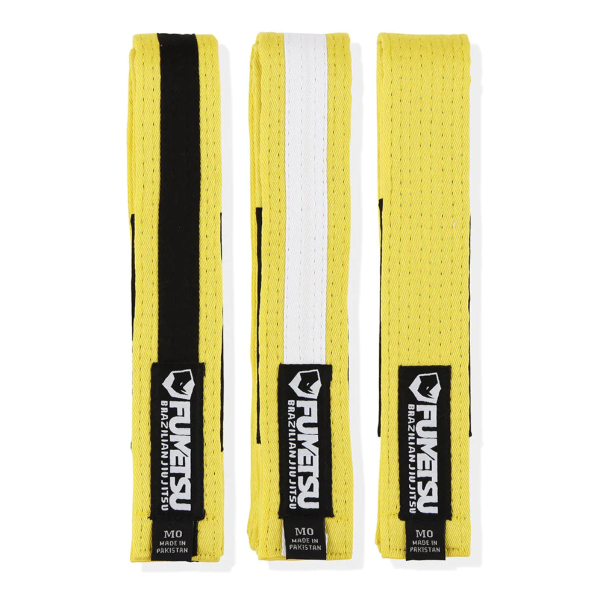 Yellow/Black Fumetsu Kids BJJ Belt    at Bytomic Trade and Wholesale