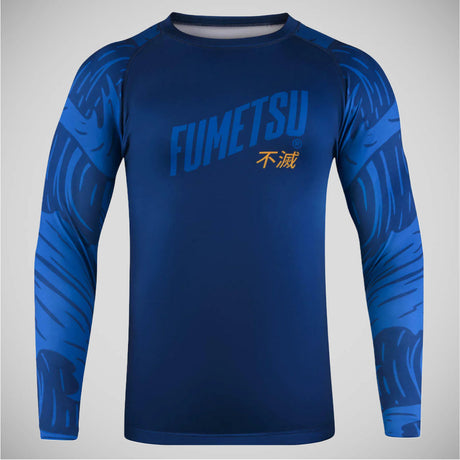 Blue Fumetsu Waves MK2 Long Sleeve Rash Guard    at Bytomic Trade and Wholesale