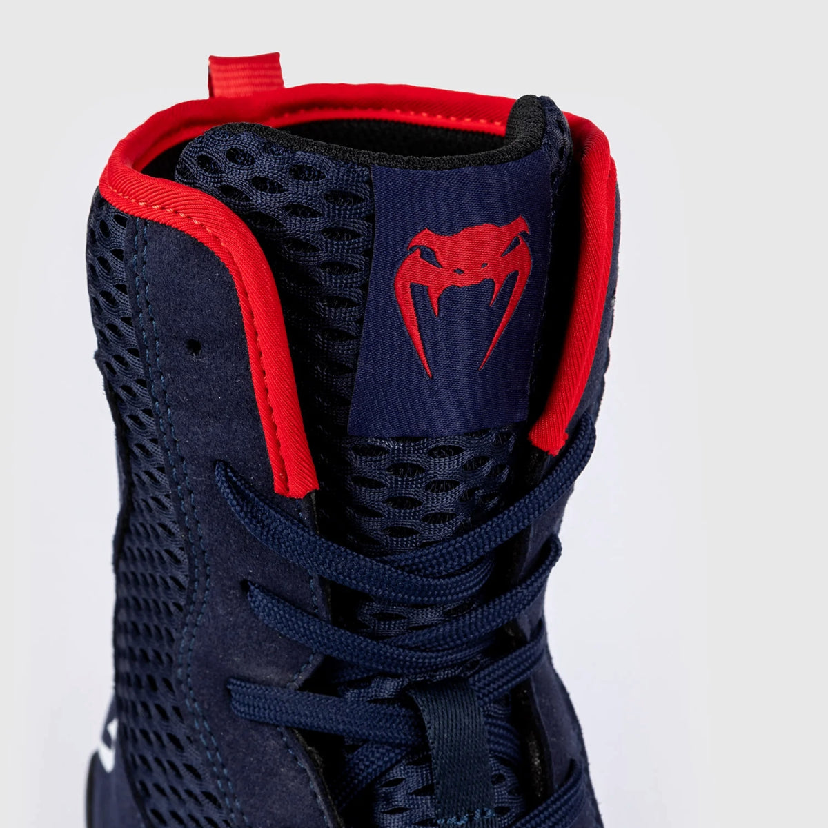 Navy Blue/Red Venum Contender Boxing Shoes    at Bytomic Trade and Wholesale