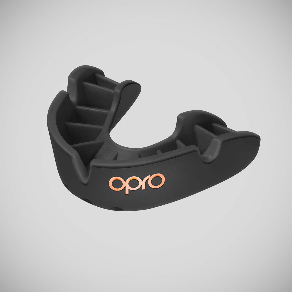 Black Opro Bronze Self-Fit Mouth Guard Black   at Bytomic Trade and Wholesale