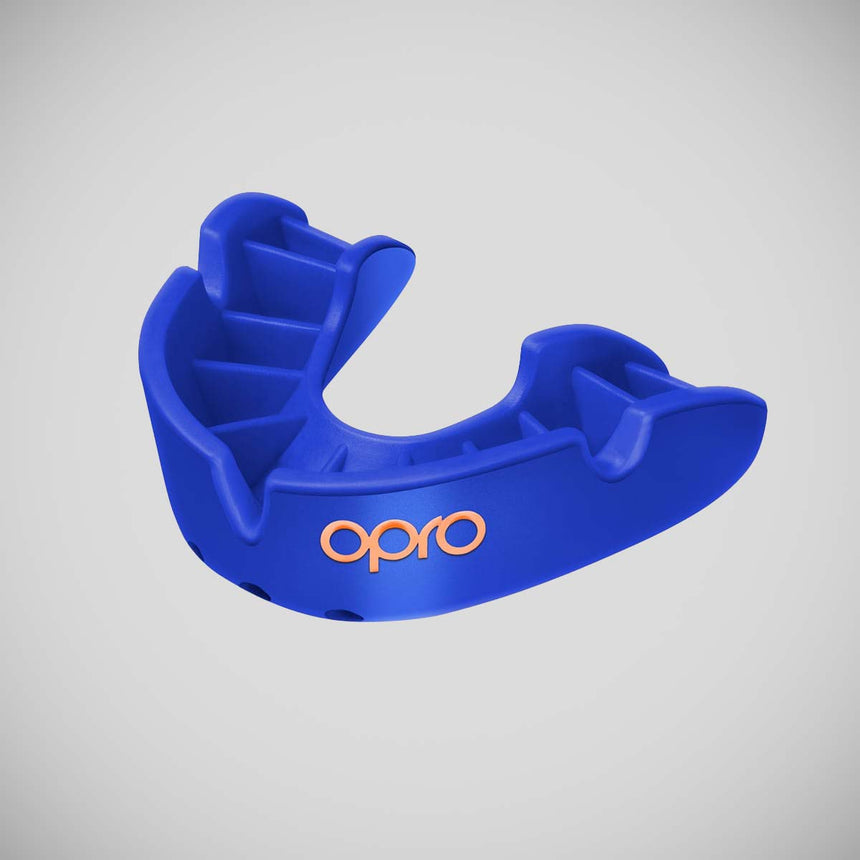 Opro Bronze Self-Fit Mouth Guard Blue    at Bytomic Trade and Wholesale