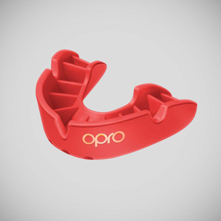 Opro Bronze Self-Fit Mouth Guard Red    at Bytomic Trade and Wholesale