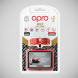 Red/Pearl Opro Gold Self-Fit Mouth Guard    at Bytomic Trade and Wholesale