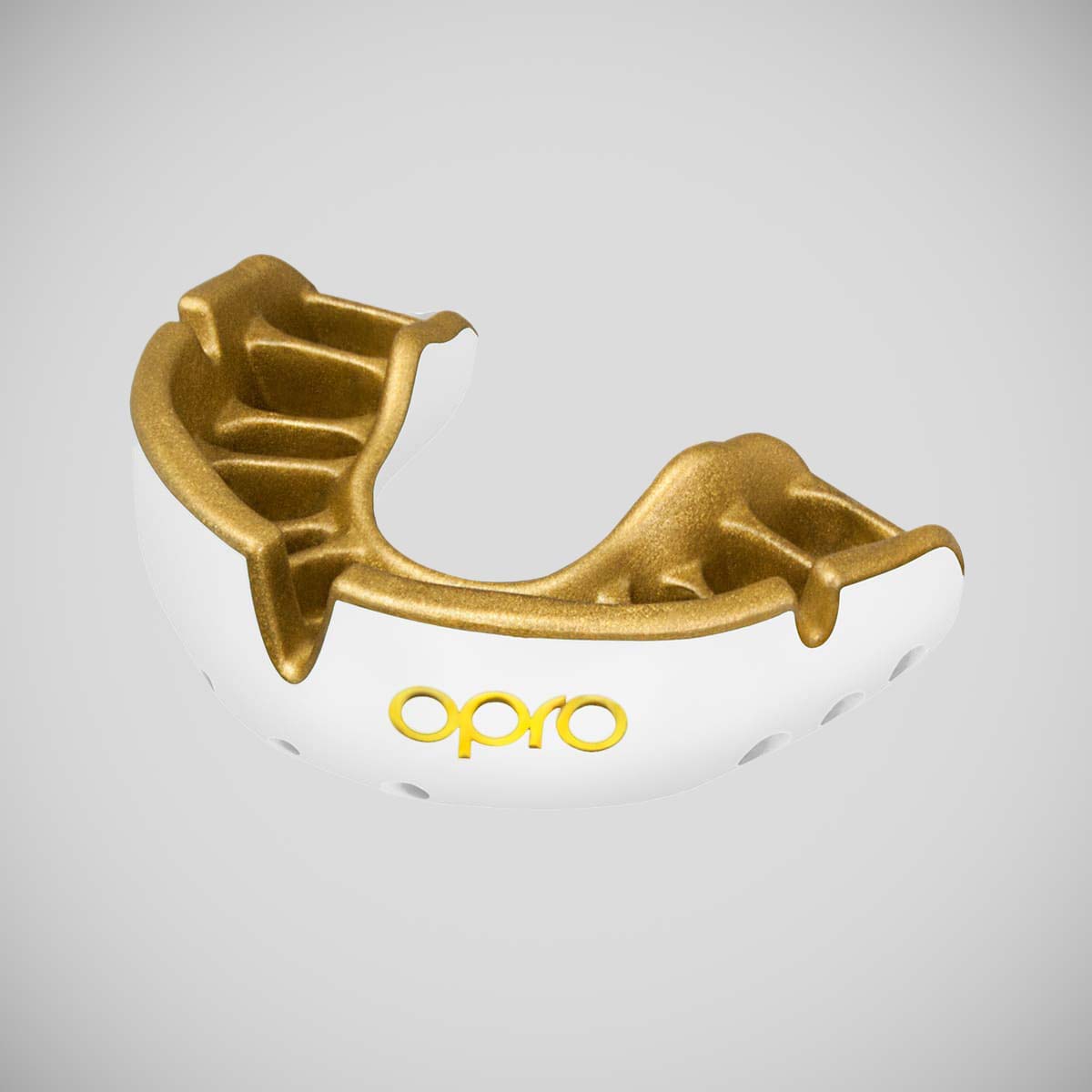 Opro Gold Self-Fit Mouth Guard White/Gold    at Bytomic Trade and Wholesale